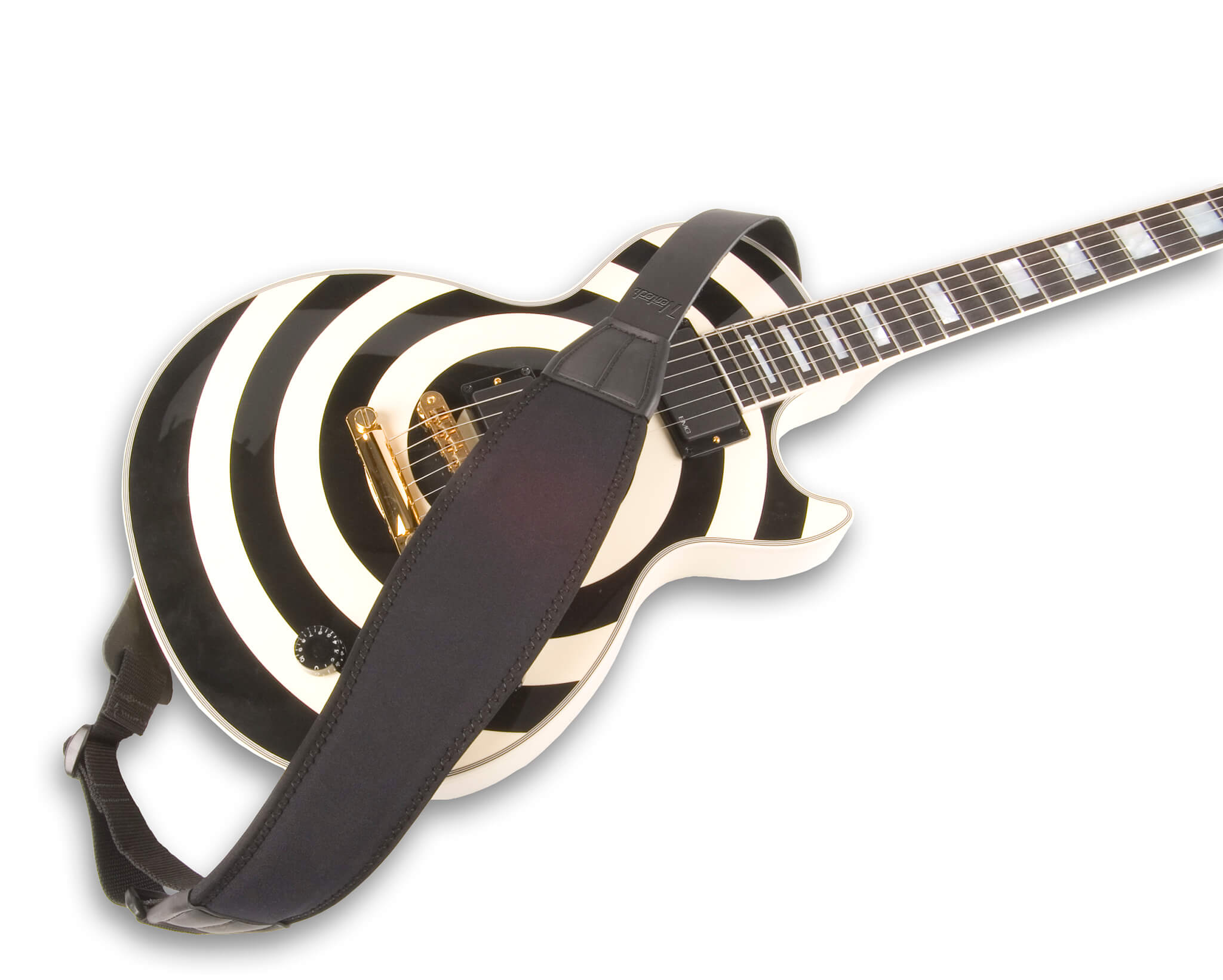 Perri's Neoprene Banjo Strap - Black