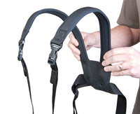 The Sax Practice Harness™ features a rigid design that provides support 