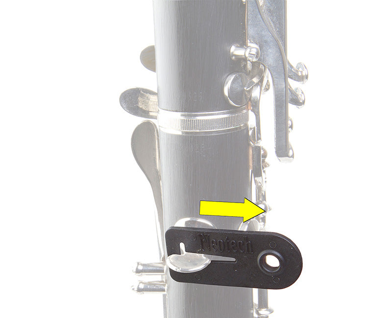 C.E.O. Thumb Rest Tabs on instrument (2)